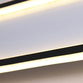 Rechteckige LED-Deckenleuchte 40cm Flur Dimmbar