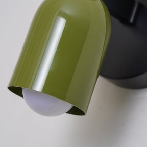 Doppelkopf Wandleuchte Glas 12 cm
