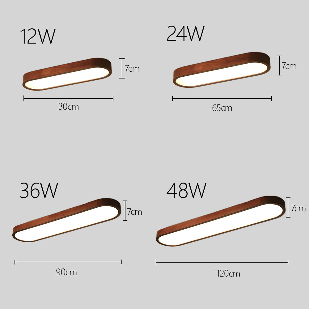 LED Deckenleuchte Acryl Eisen 30-120cm Dimmbar