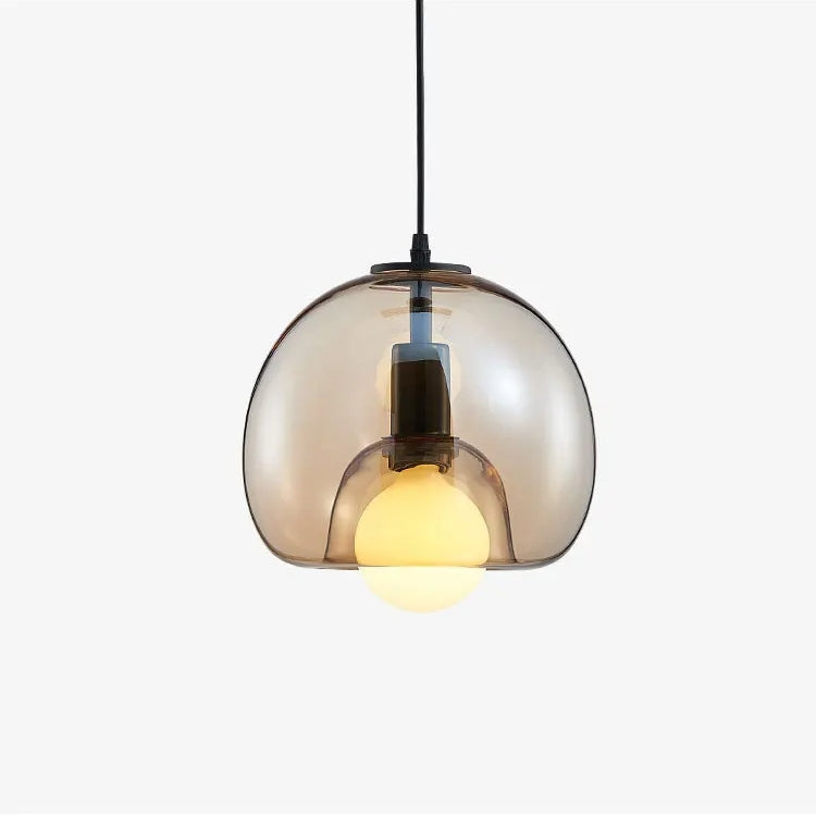 Pendelleuchte Glas Rund 25cm