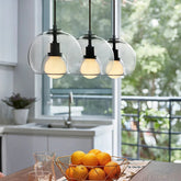 Pendelleuchte Glas Rund 25cm