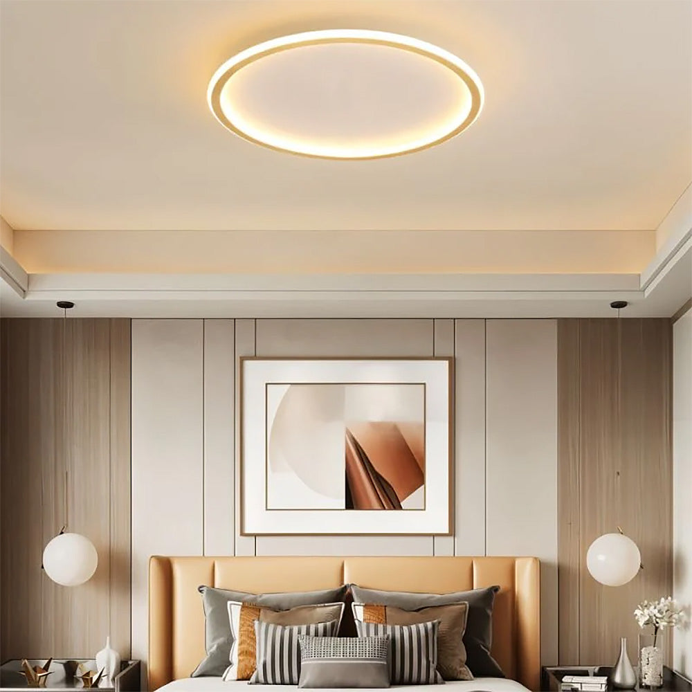 Eleganz Kreative 60cm Runde Aluminium Wohnzimmer Deckenleuchte