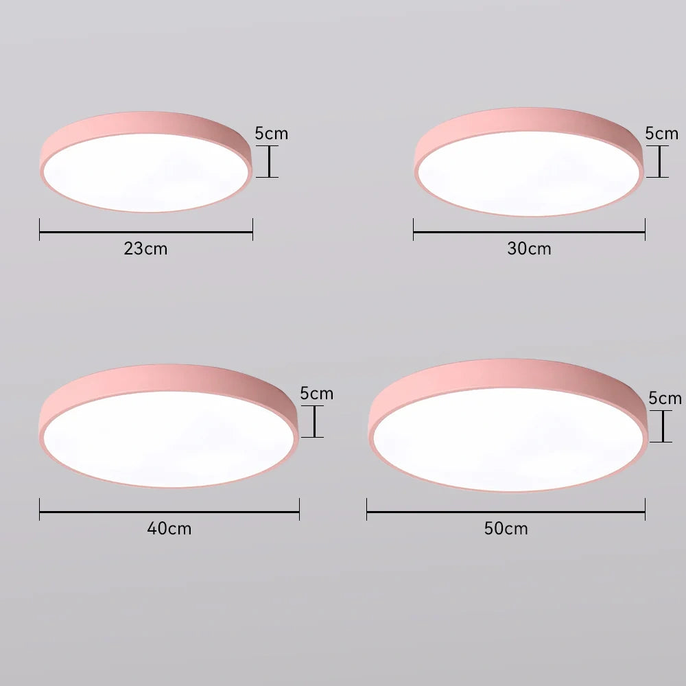 Moderne Led Deckenleuchte 23/30/40/50cm Für Wohnzimmer